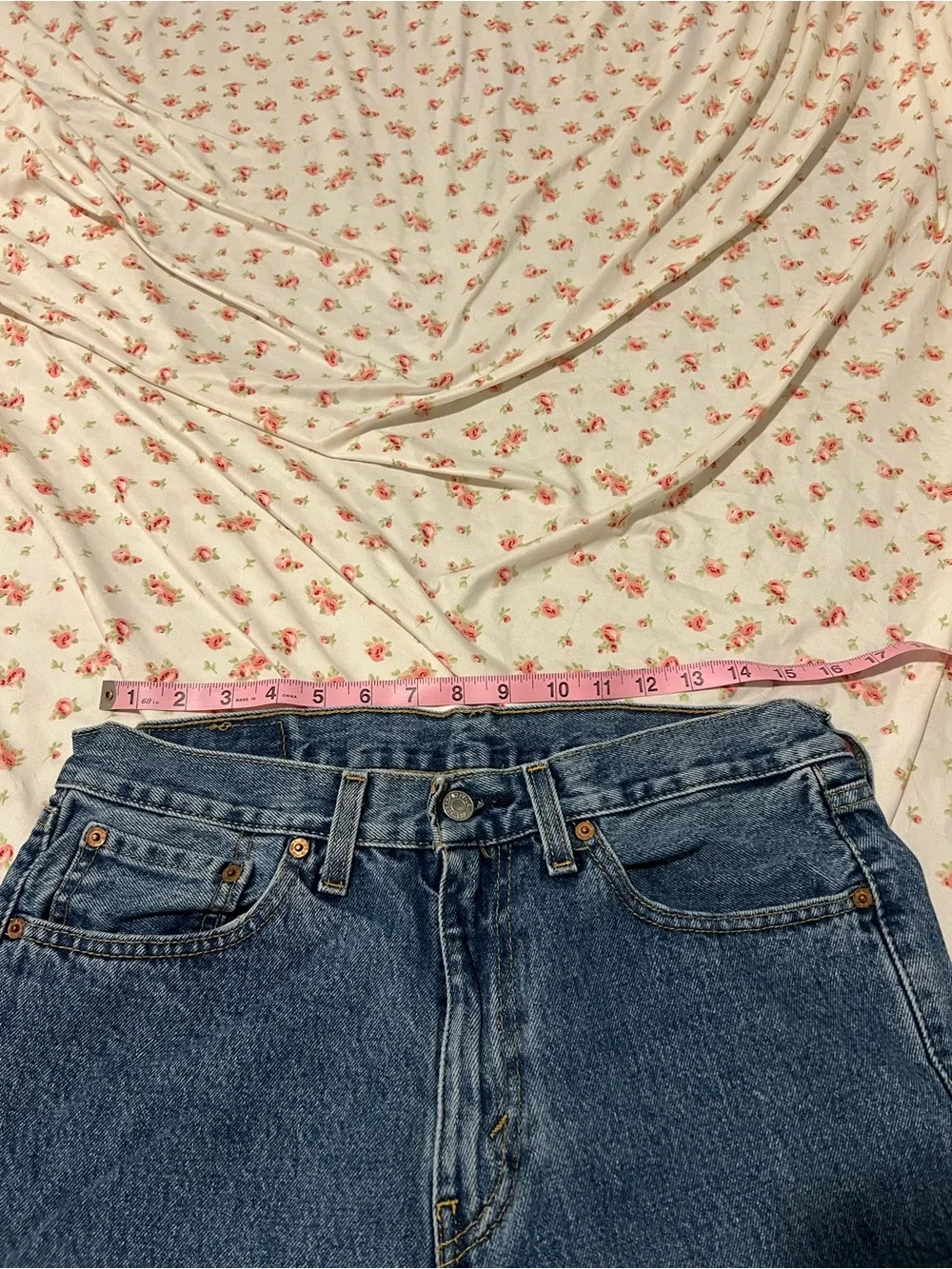 vintage levi’s blue denim 505 jeans